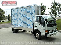 Mobile Billboard Truck Prior To Graphics